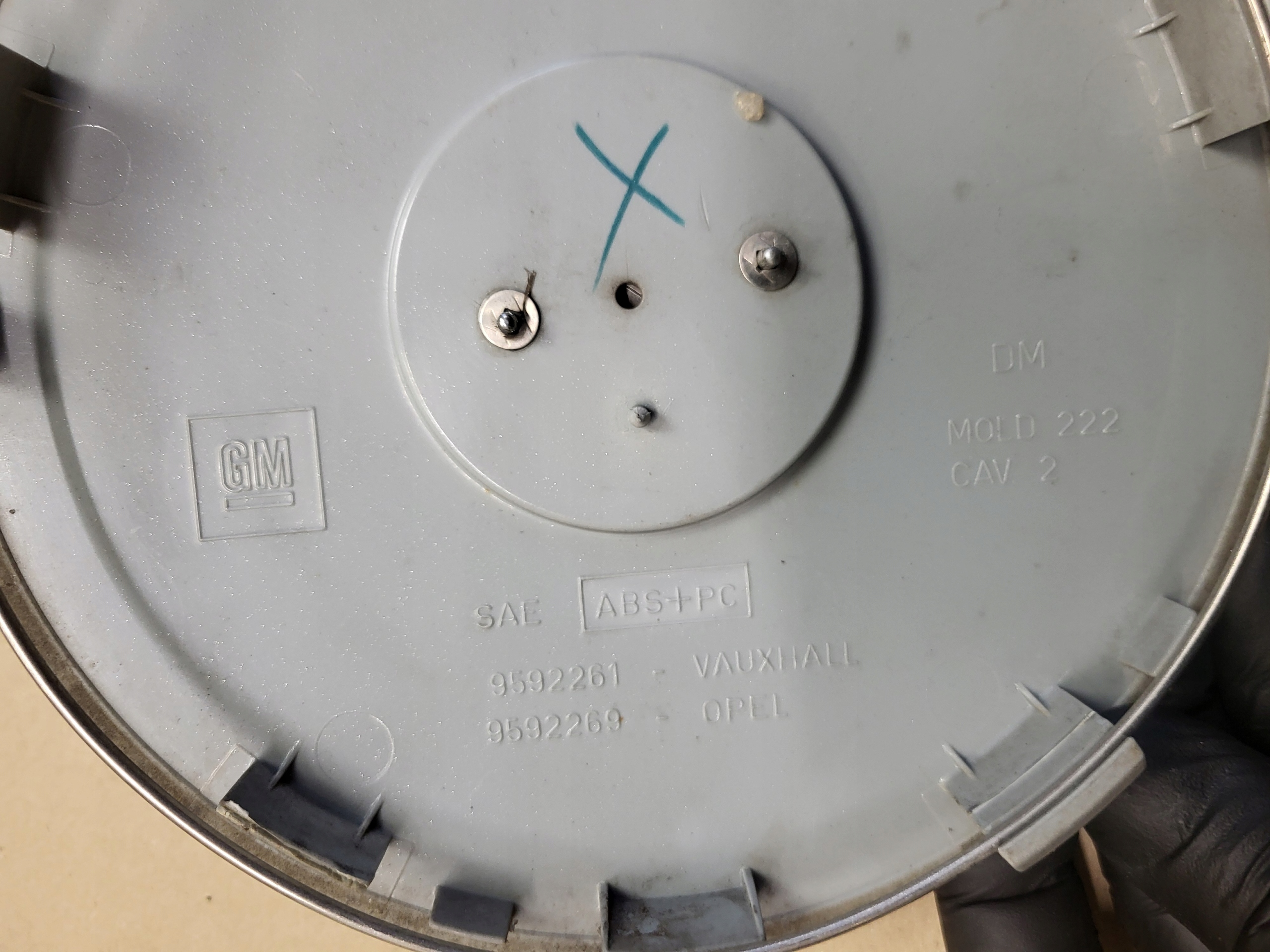Deckel KAPSEL Radkappe KOLPACZEK Blende Abdeckung OPEL 9592269 9592261 OE