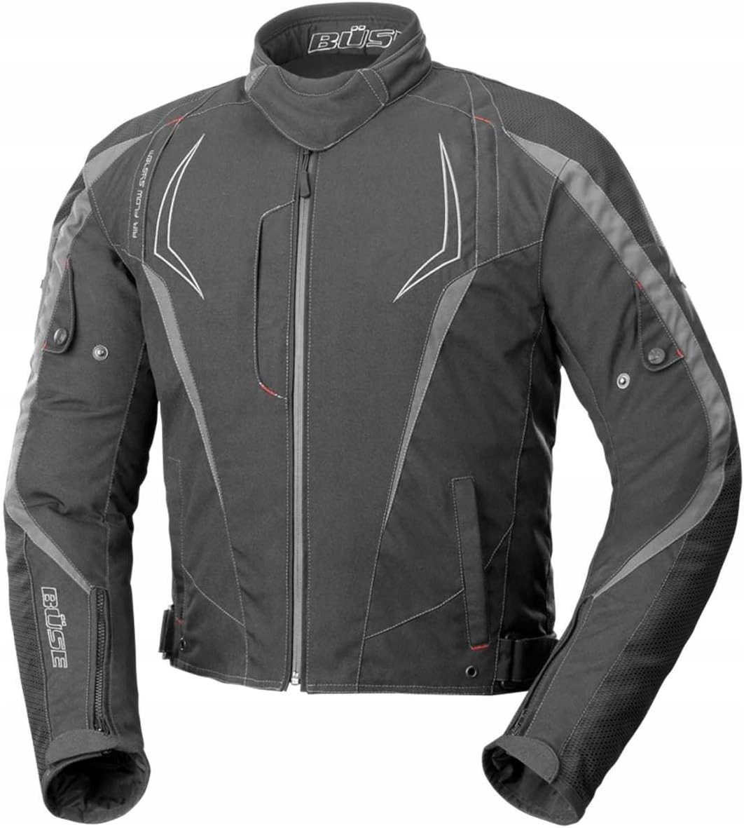 Motocyklová bunda Buse San Remo čierno-šedá 3XL