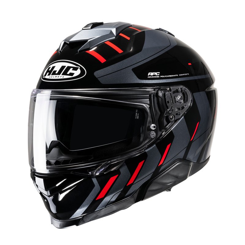 Motocyklová Prilba Hjc I71 Simo Black Red XL