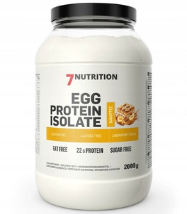 7NUTRITION Egg Protein Isolate 2000g Banoffee Bez Laktózy Proteinový Izolát Vajec