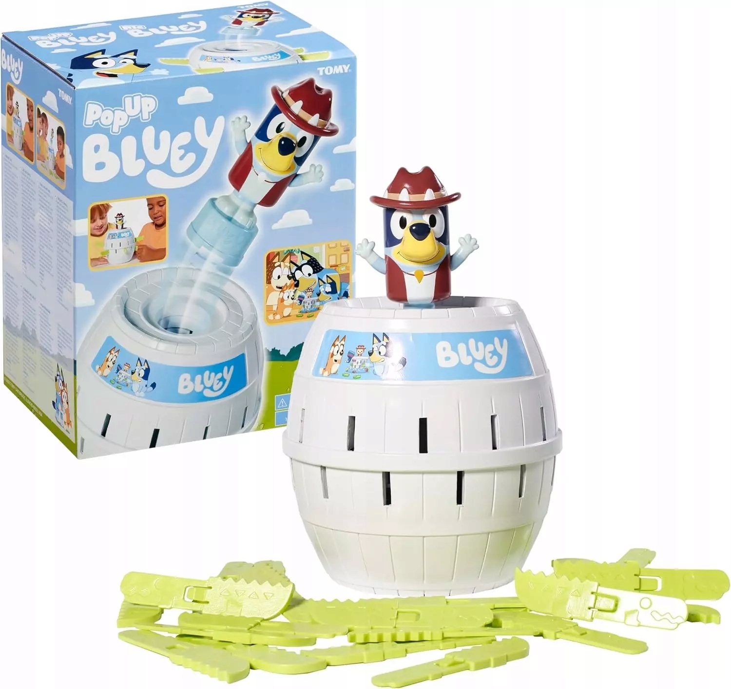 Pop Up Bluey Tomy. Tomy
