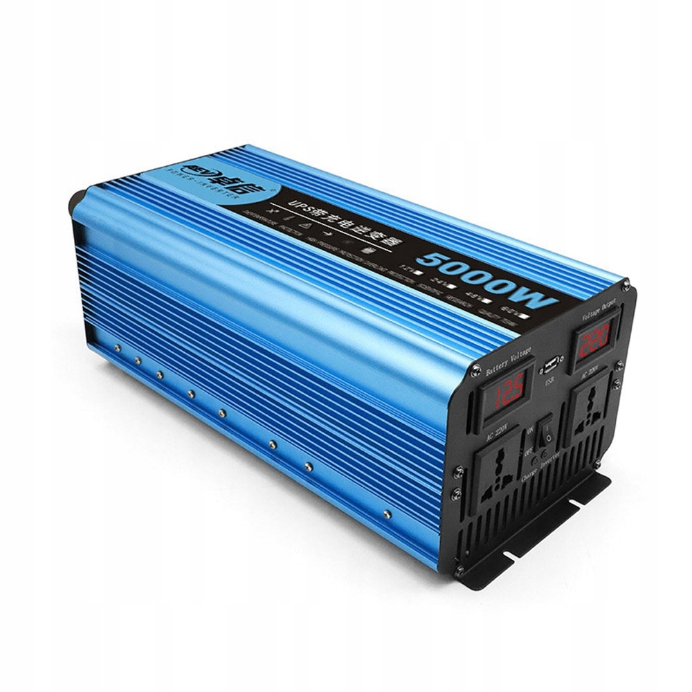 UPS PRZETWORNICA NAPIĘCIA 12V 220V 5000W CZYSTA Marka Inna