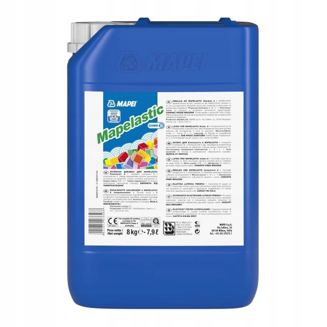 Emulsja do hydroizolacji Mapei Mapelastic składnik B 8 kg