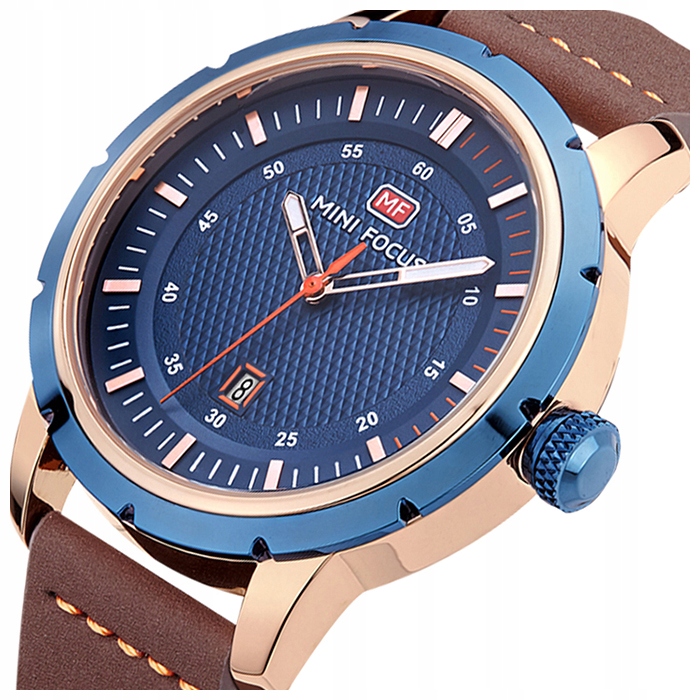 Pánské hodinky Mini Focus analogový pásek datumovka