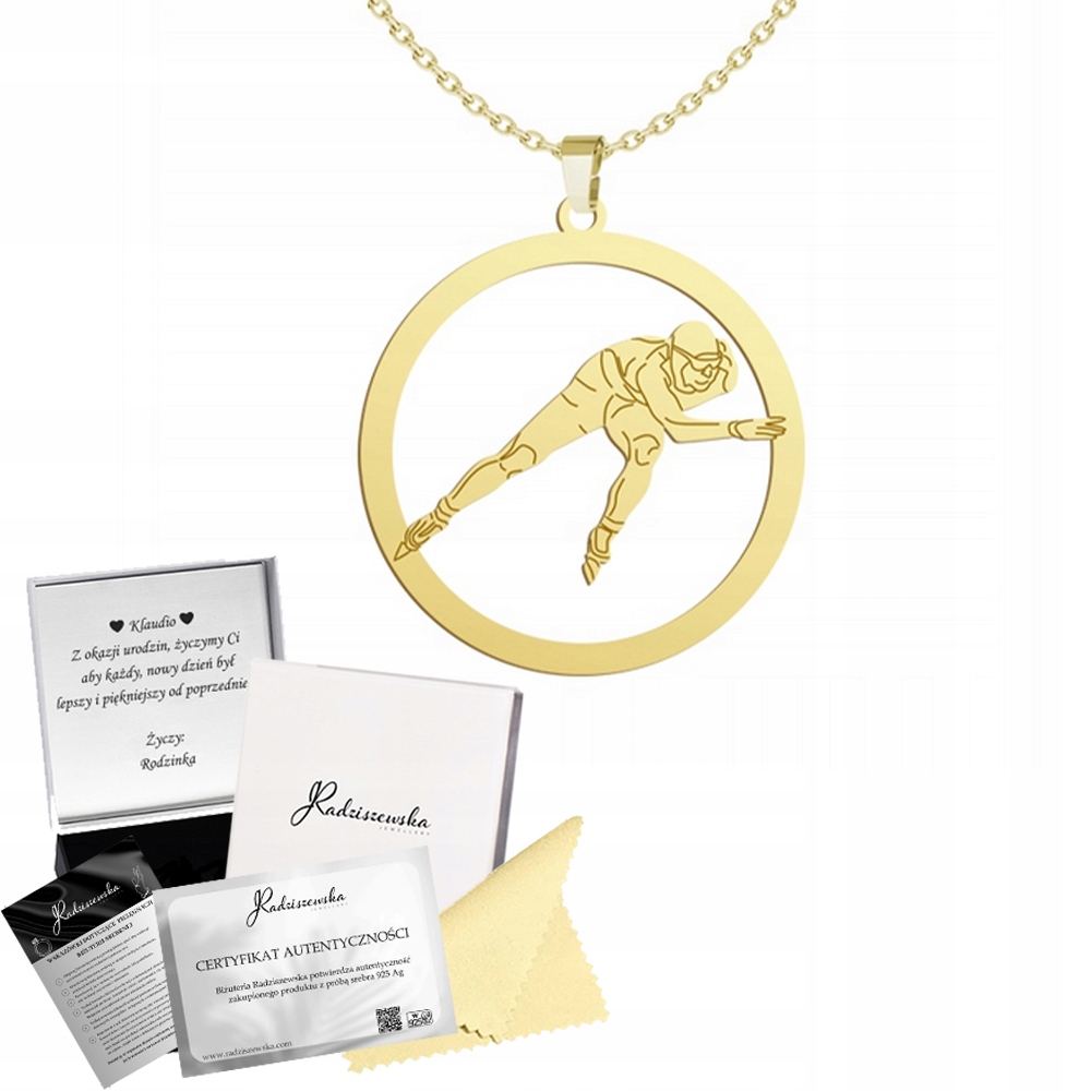 Zlatý Řetízek Pančenský Sportovní Náhrdelník Jako Dárek Stříbro 925 Gravírování