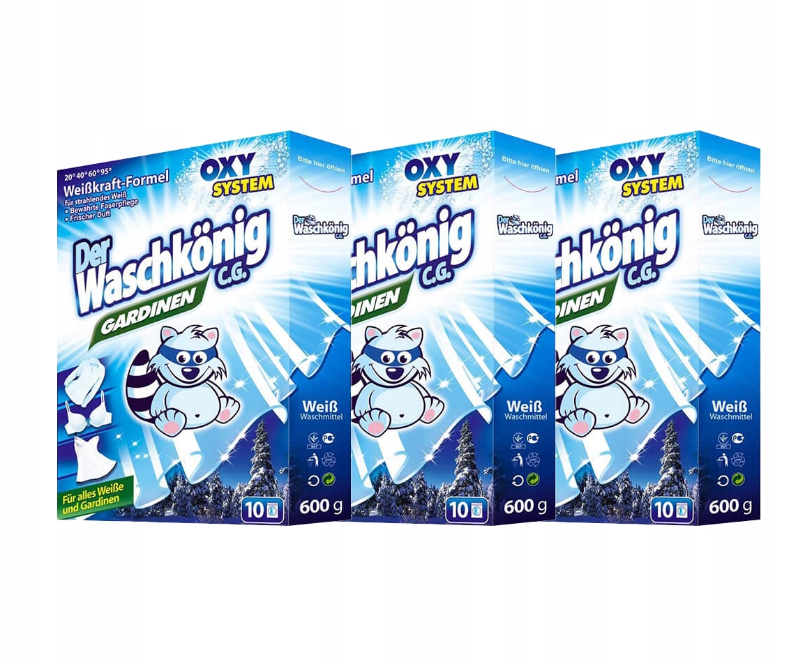 

Der Waschkonig Proszek Do Prania Firan 3x600 g