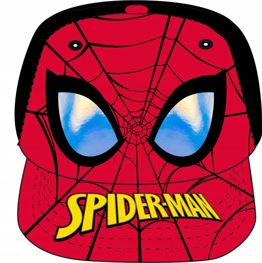 

czapka z daszkiem Spiderman holograficzne oczy 52