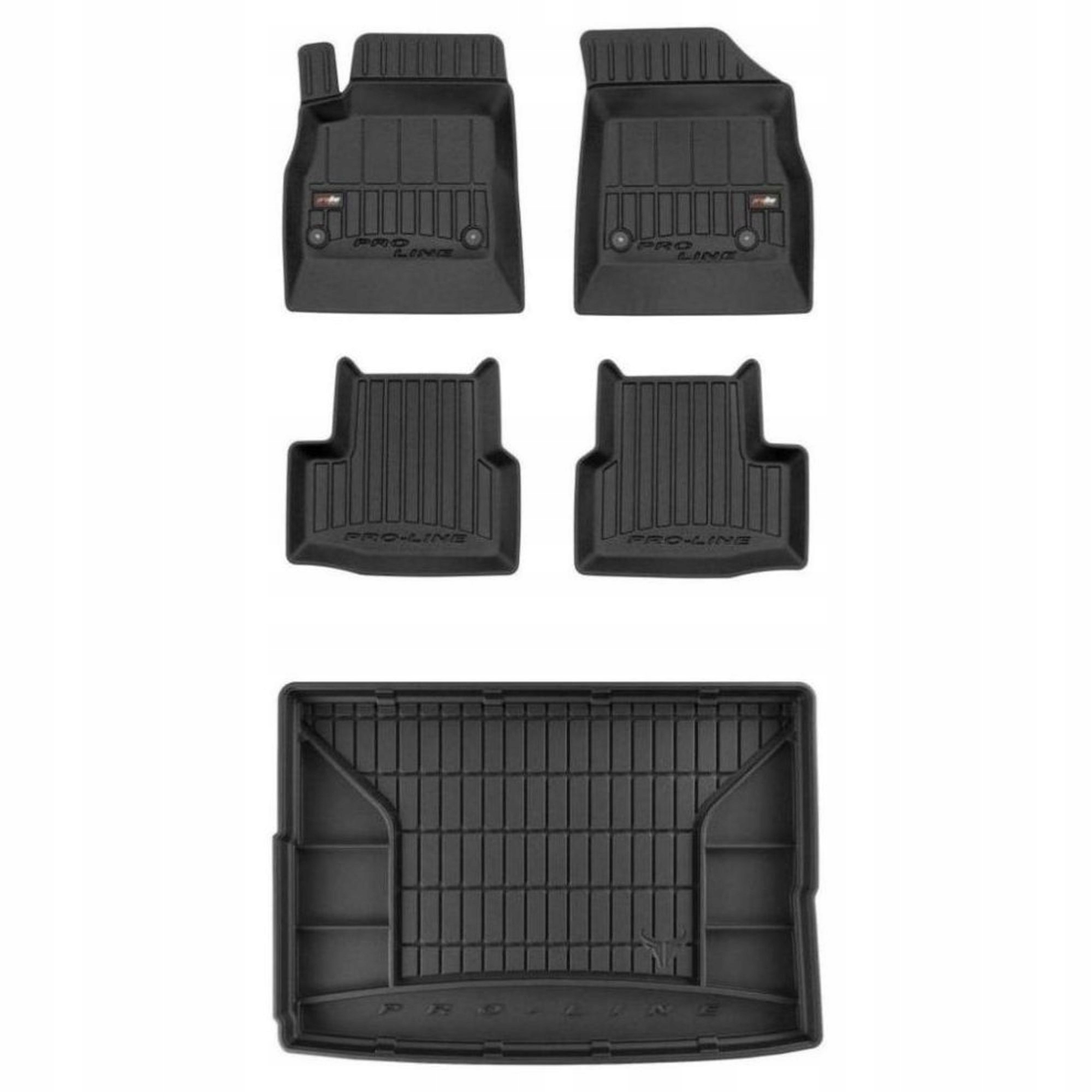 Gumová sada 3D koberčekov a rohoží Opel Astra K 2015-2022 Hatchback, bez okrajov