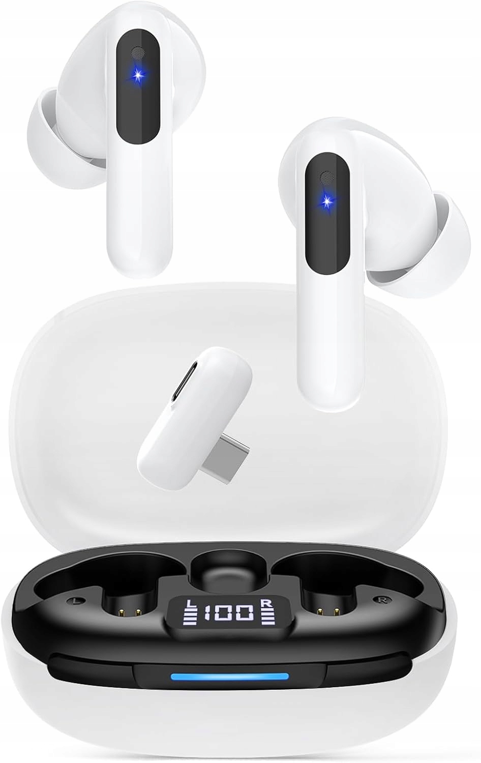 Bezdrátová Sluchátka Do Uší Kapeydesi NEO100 Herní Enc Bluetooth