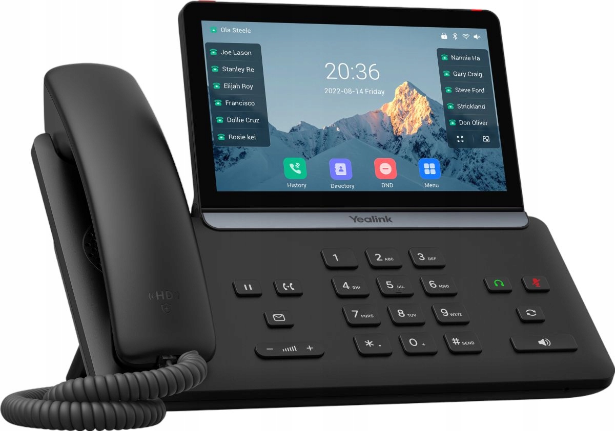 Yealink SIP-T87W telefon IP/VoIP Wi-Fi PoE Nowy Polska Dystrybucja
