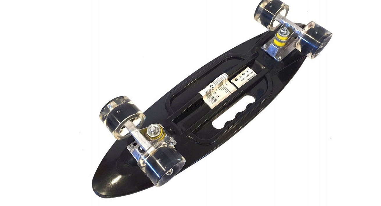 DESKOROLKA FISZKA KLASYCZNA ŚWIECĄCE KOŁA LED DESK Model Deskorolka led ANTYPOŚLIZGOWA WZORY