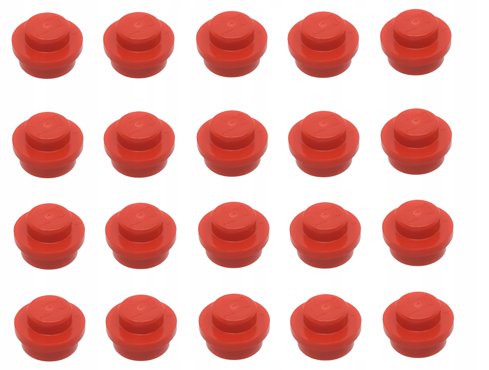 

Lego Płytka 1X1 Czerwony 614121 4073 20 Szt