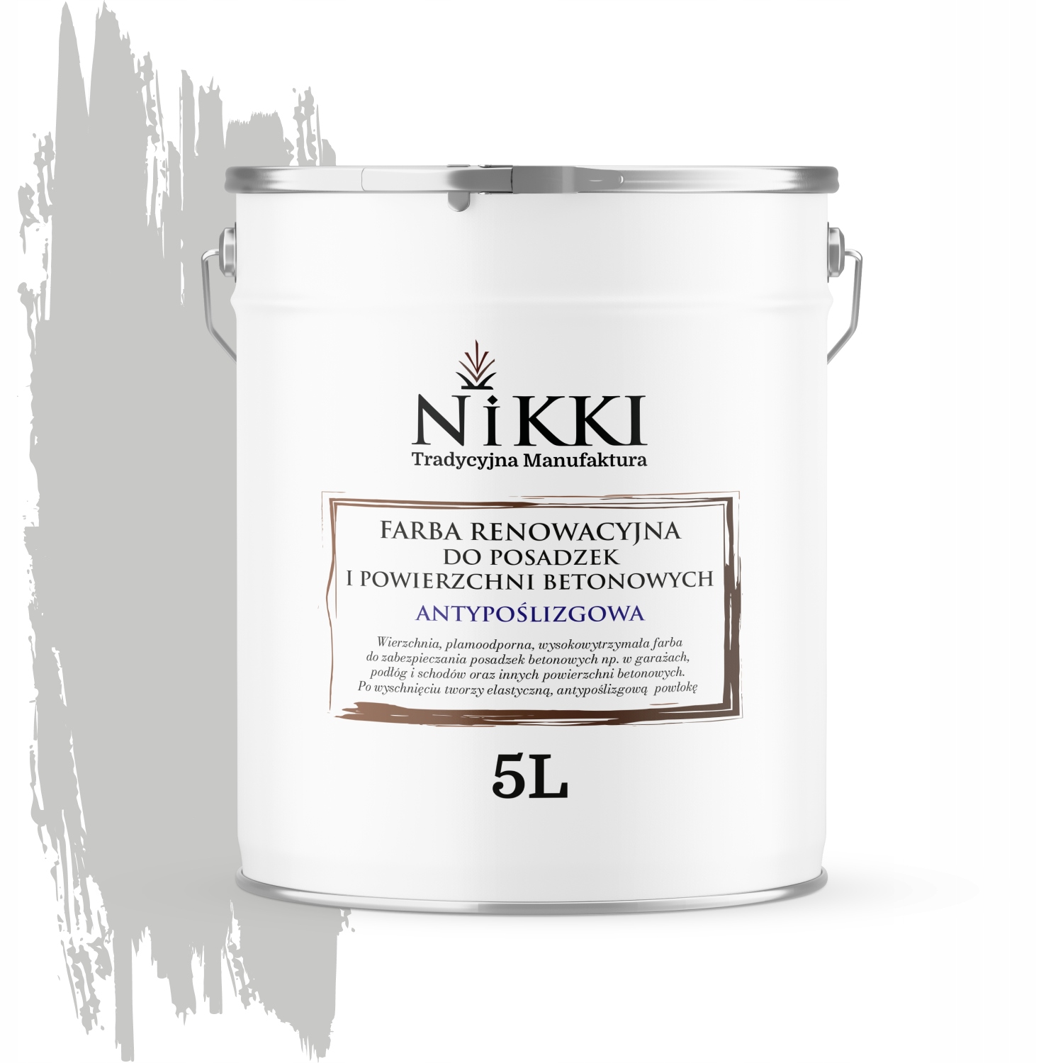 Renovačná Farba Na Podlahy Protišmyková Uv Šedá Mliečna RAL7047 5 L