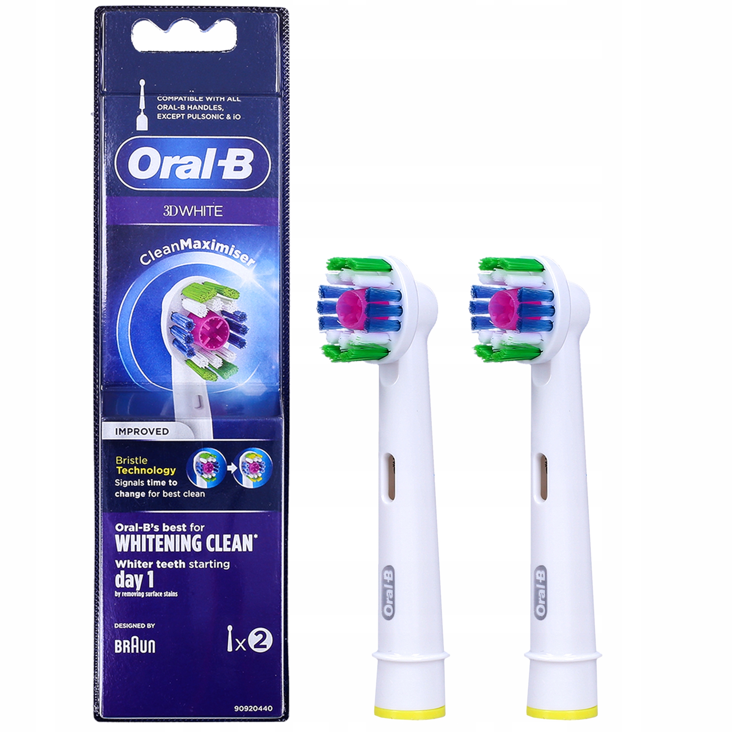

Wkłady Oral-b 3D White 100% Oryginalne Końcówki 2x
