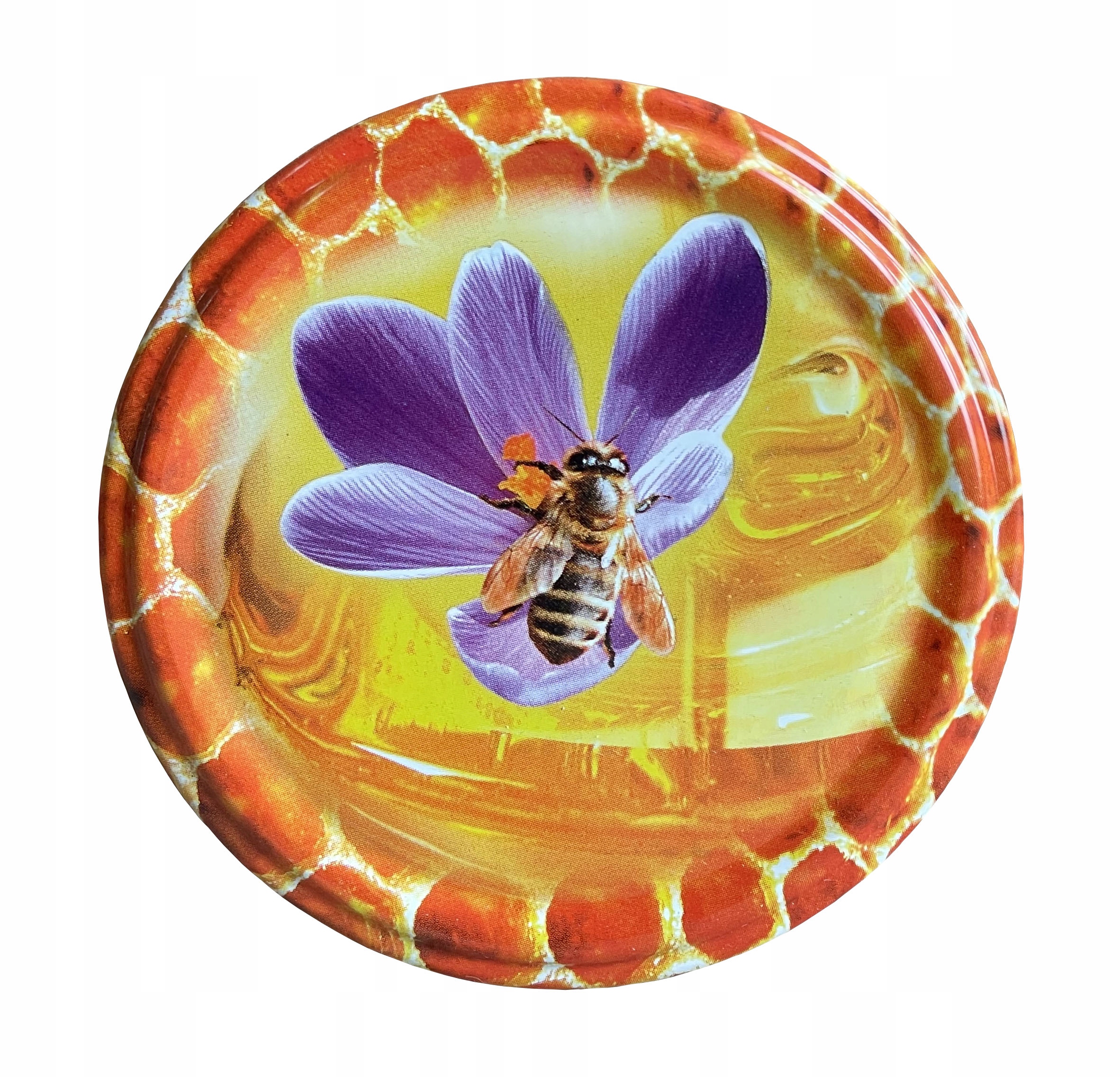 

Zakrętki Nakrętki na miód Pszczoła Karton fi82 mm