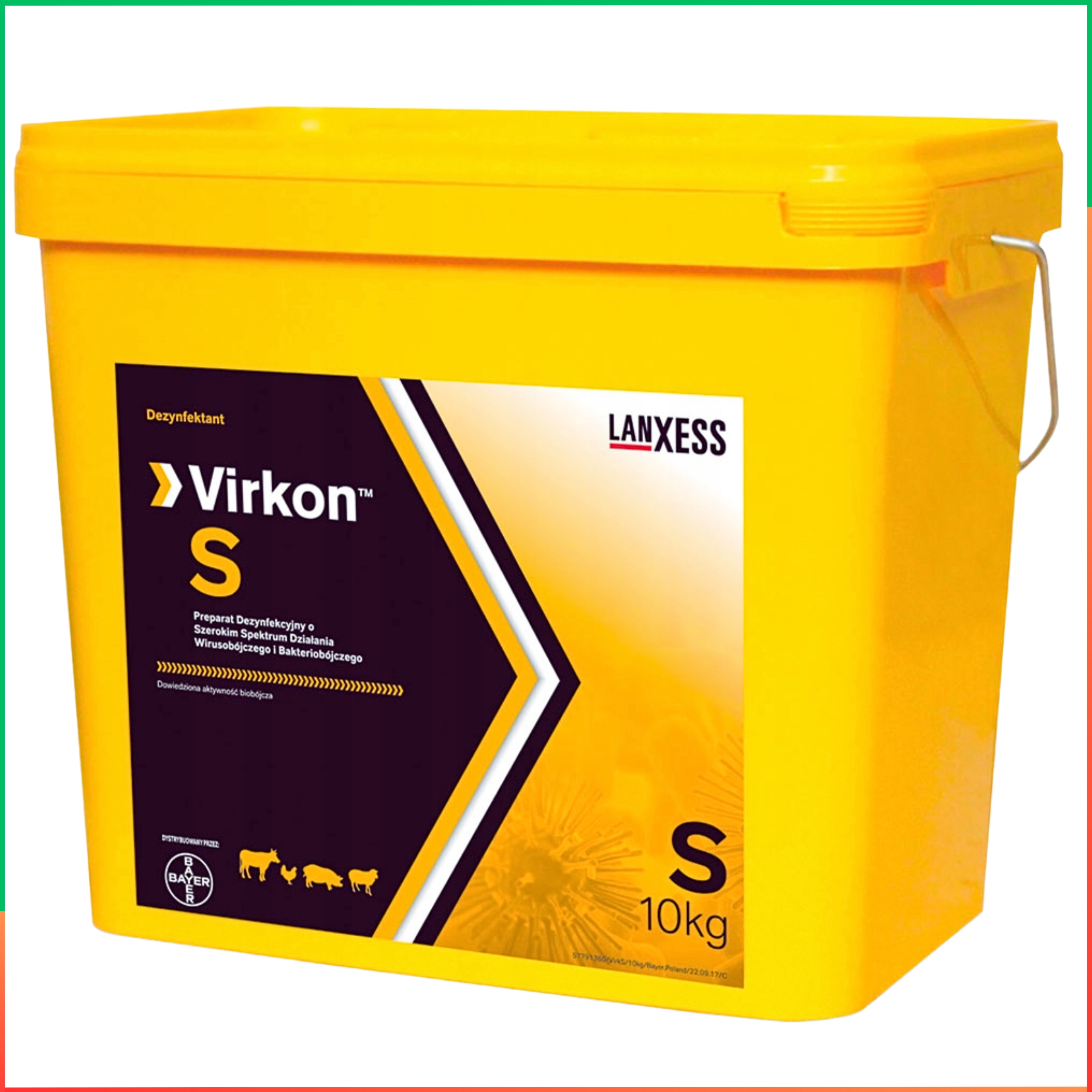Virkon S 10 kg – profesjonalny preparat do dezynfekcji Asf grypa ptaków
