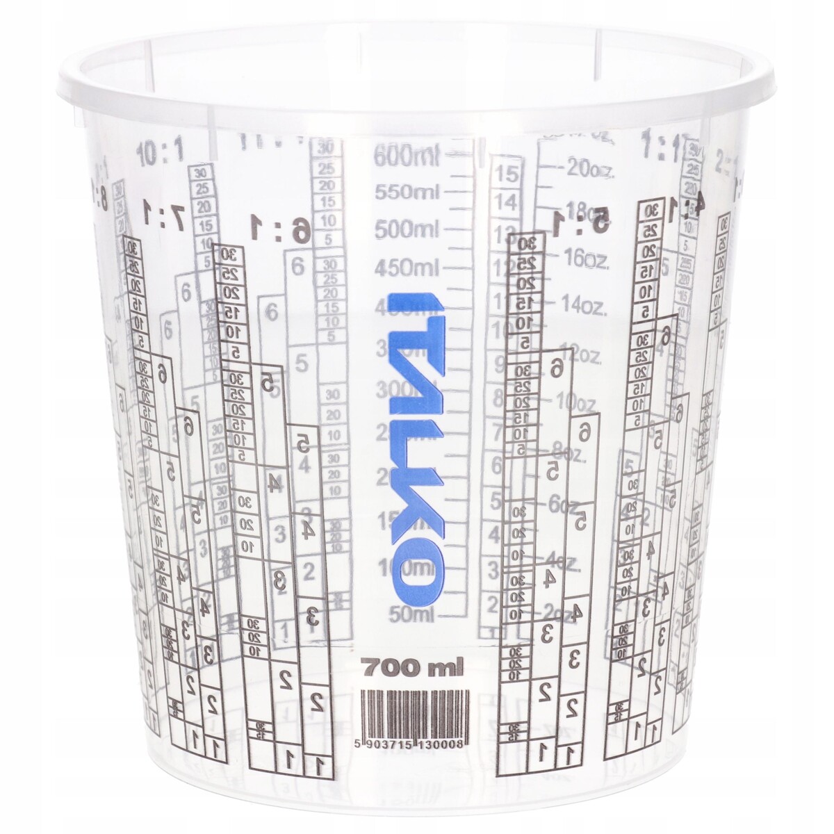 Kubek Do Mieszania Farb Lakieru Z Podziałką 700ml Italko- 10szt