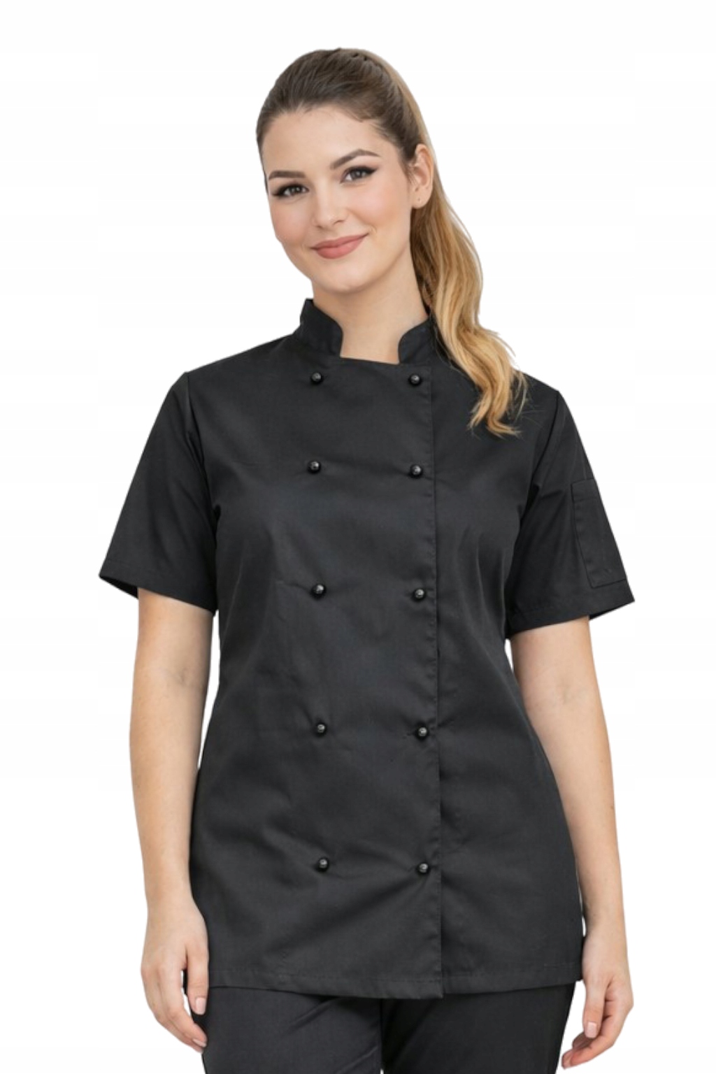 Mikina černá kitel gastronomický rukáv krátký vel. XXL