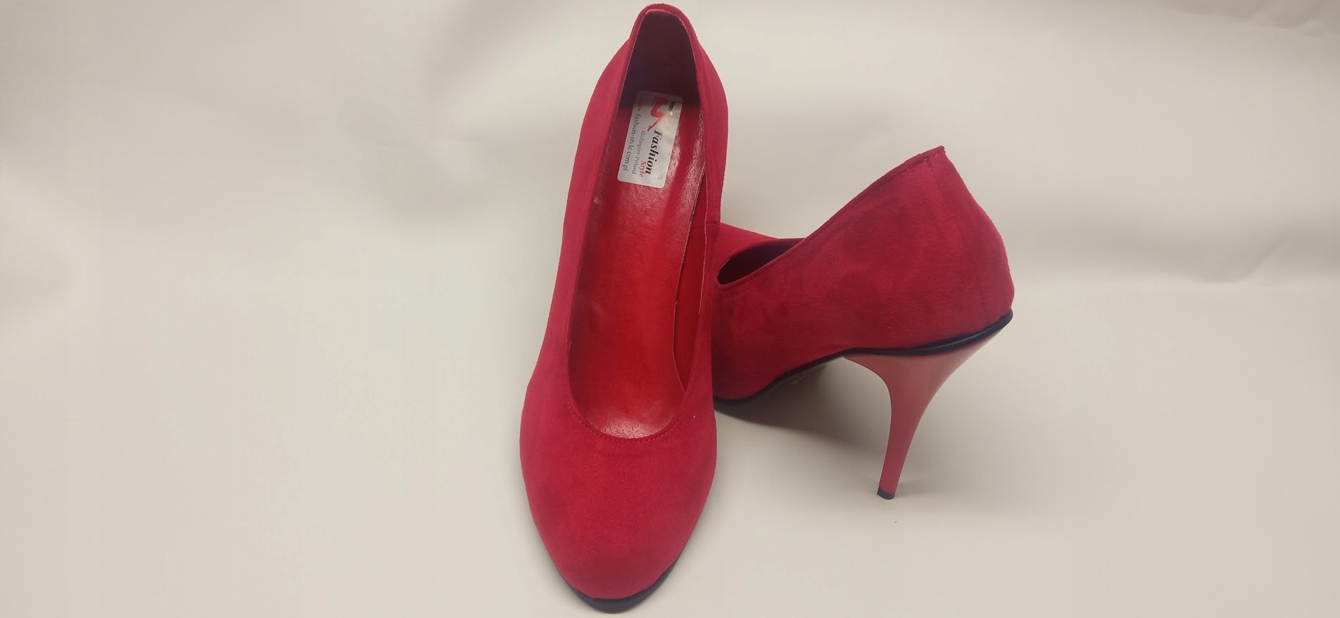 lodičky semišová červená velikost 44