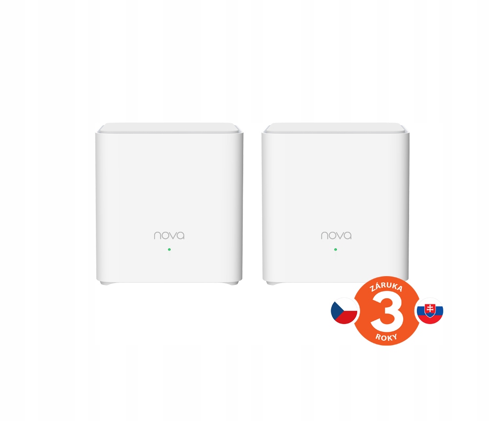 Mesh systém Tenda EX3 (2 kusy) WiFi 6 AX1500, 1x Lan, 1x Wan