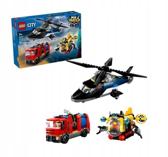 Lego (r) City 60462 – Sada S Vrtulníkem A Vozem...