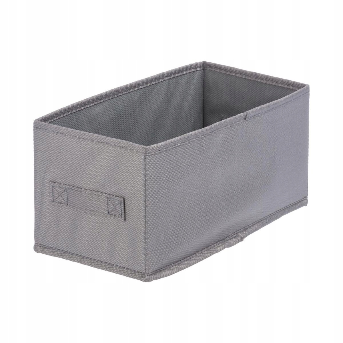 Pudełko materiałowe ozdobne pojemnik na skarpetki c.szare