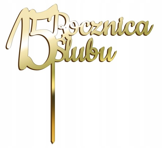 

Topper Piętnasta Rocznica Ślubu Złote Lustro