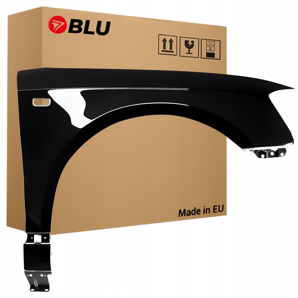 Blu Blatník Audi A3 8P LZ9Y pravý černý 03-08 přední Pozink PhantomSchwarz