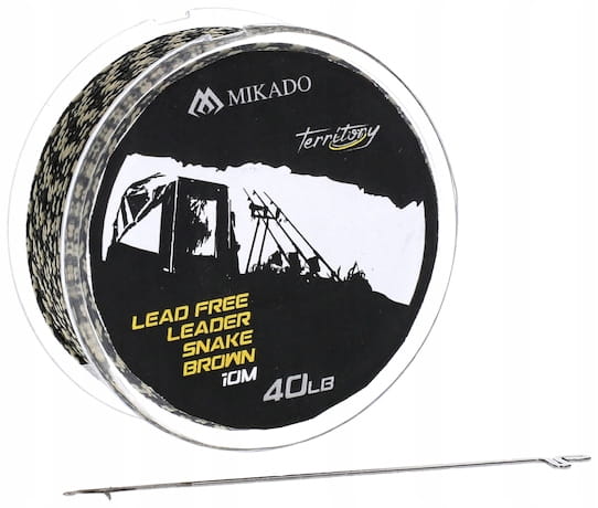 Mikado Lead Free Leader Snake 40lb/10m