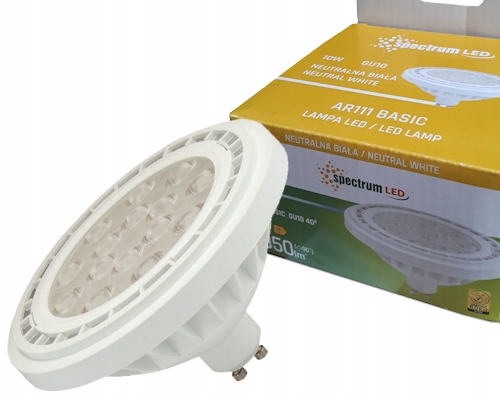 

Żarówka Led AR111 GU10 10W 40st 230V 4000K Neutral