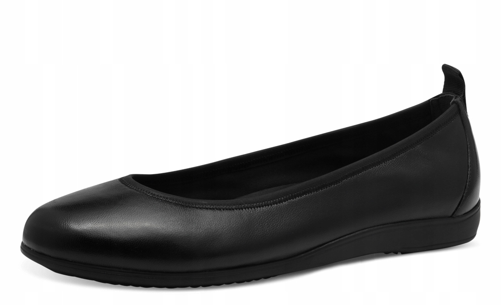 Tamaris 1-22130-44 vel.36 černé kožené sportovní baleríny