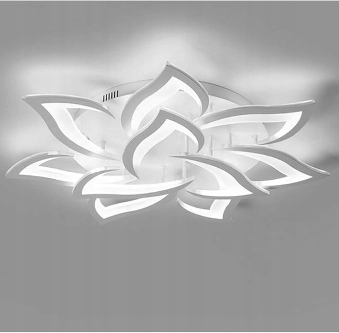 Lampa Sufitowa Led Łezki 9 Punktów Pilot Ściemniana Nowoczesna Glamour