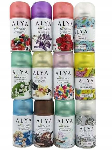 Alya Automatický osvěžovač vzduchu sprej mix automatic 250 ml 12 Ks