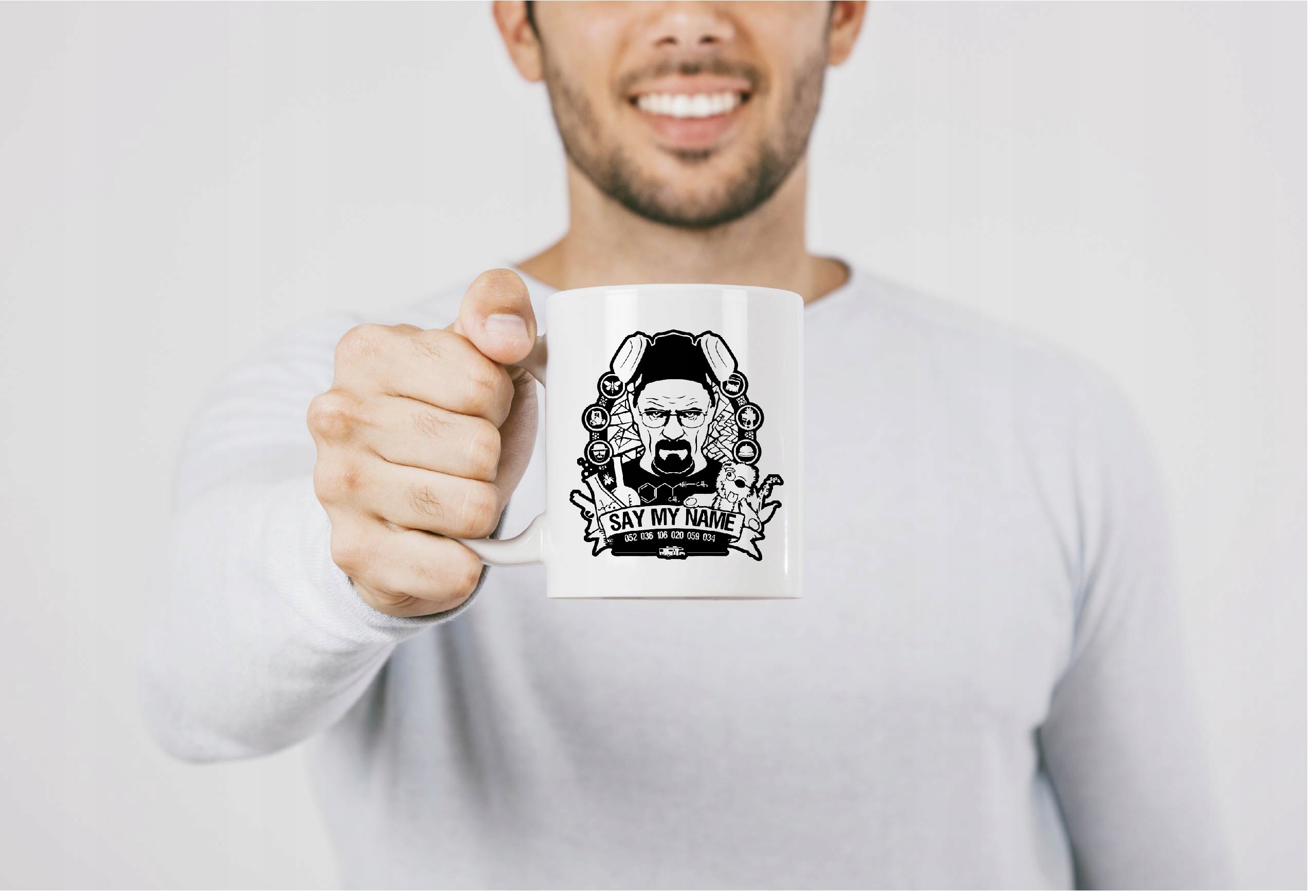 Kubek BREAKING BAD 330ml Say my name + kartonik EAN (GTIN) 5905947115983