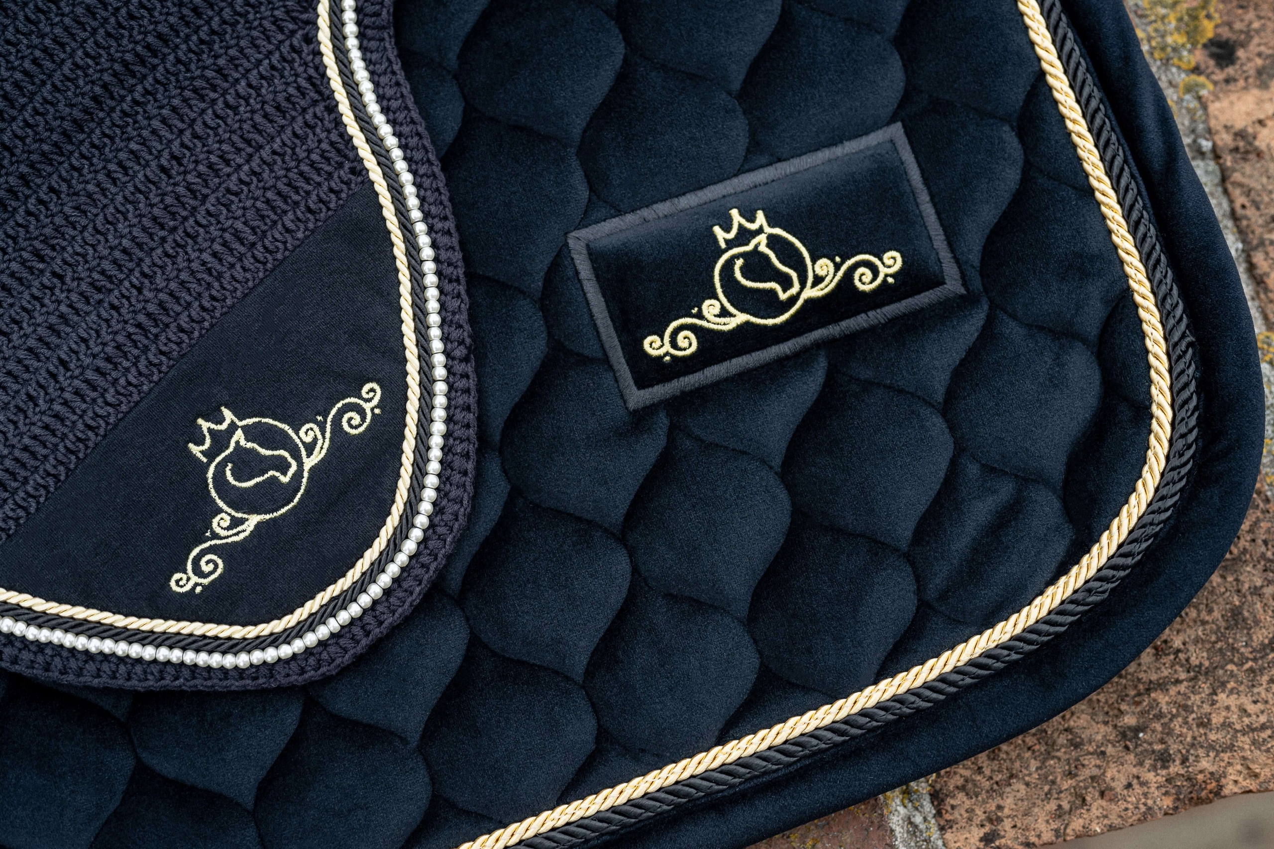 Czaprak DL Pure Black Velvet czarny