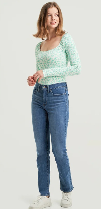 Levi's Dámské Džínové Kalhoty Modré Dlouhé 30/30 6FA