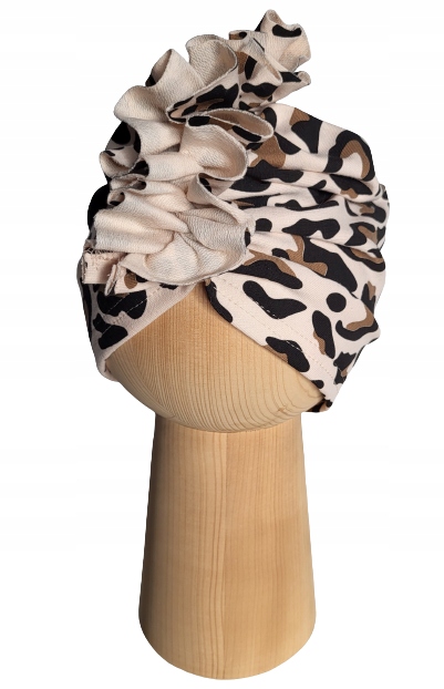 

Czapka Turban Panterka 52-55cm Polski Produkt