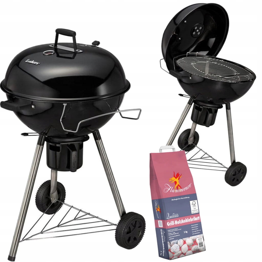 Grill kulisty Enders Caldera Pro, brykiet Flammenco