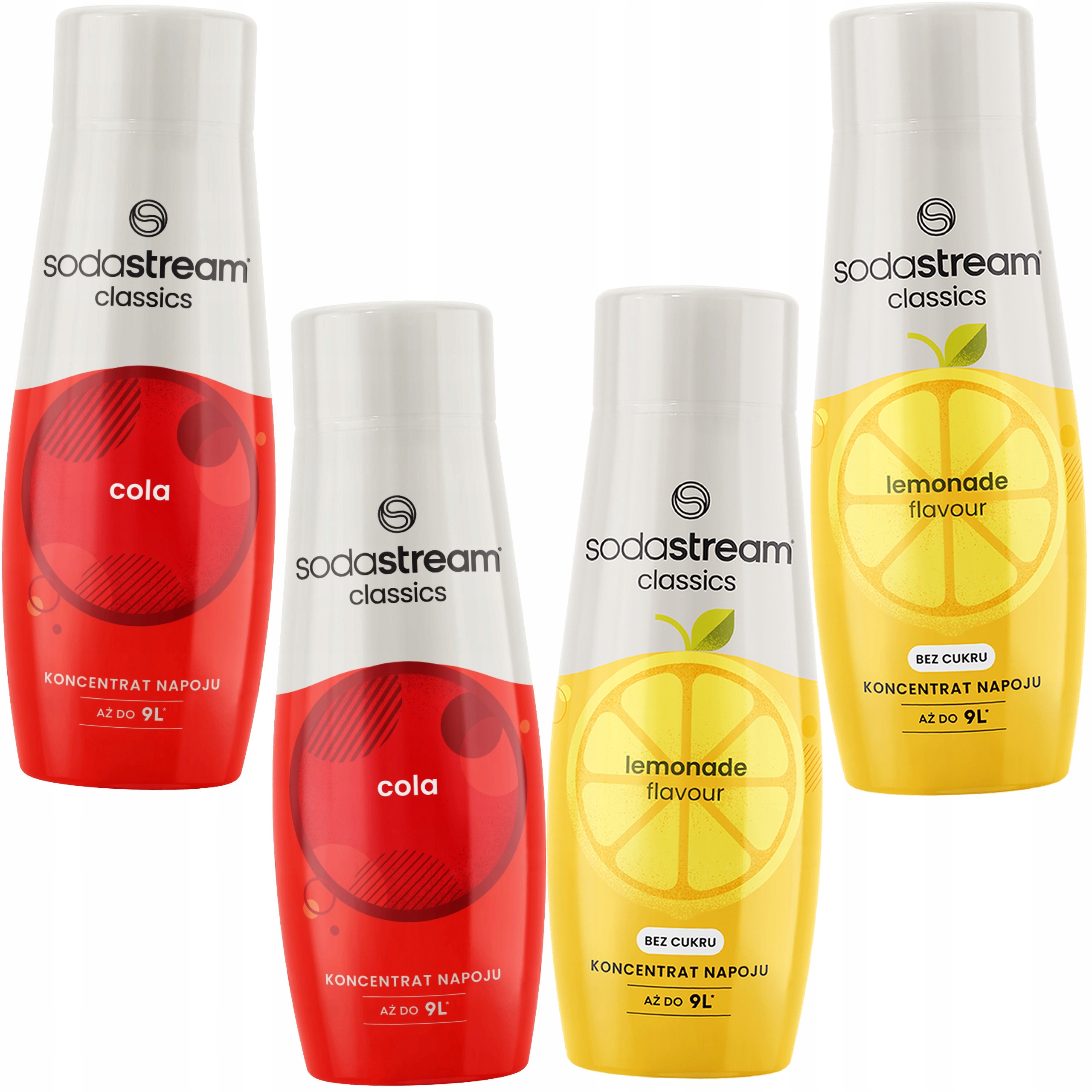 Levně Sodastream Sada koncentrátů 2x Cola 2x Limonáda nulová