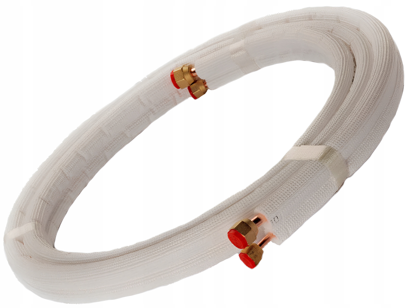 20 m Trubka v obalu s maticemi, sada klimatizačních trubek 1/4 3/8