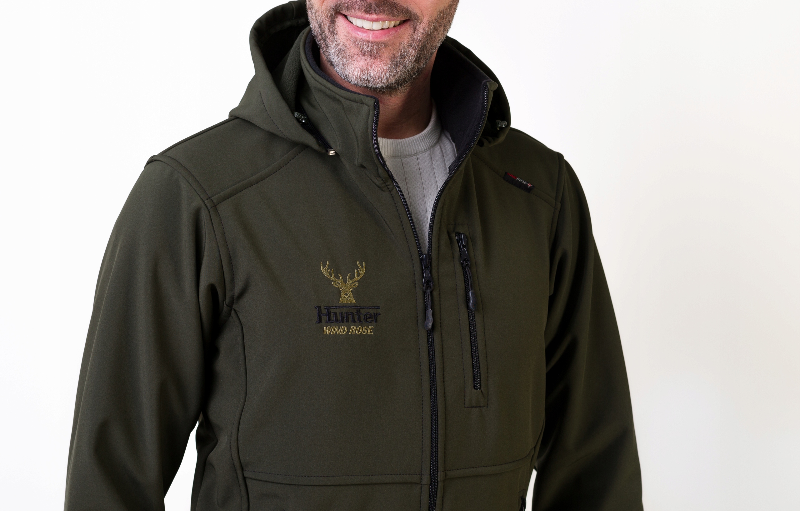 KOMPLET NA POLOWANIE HUNTER KURTKA + KAMIZELKA XXL Kolekcja MYŚLIWSKA