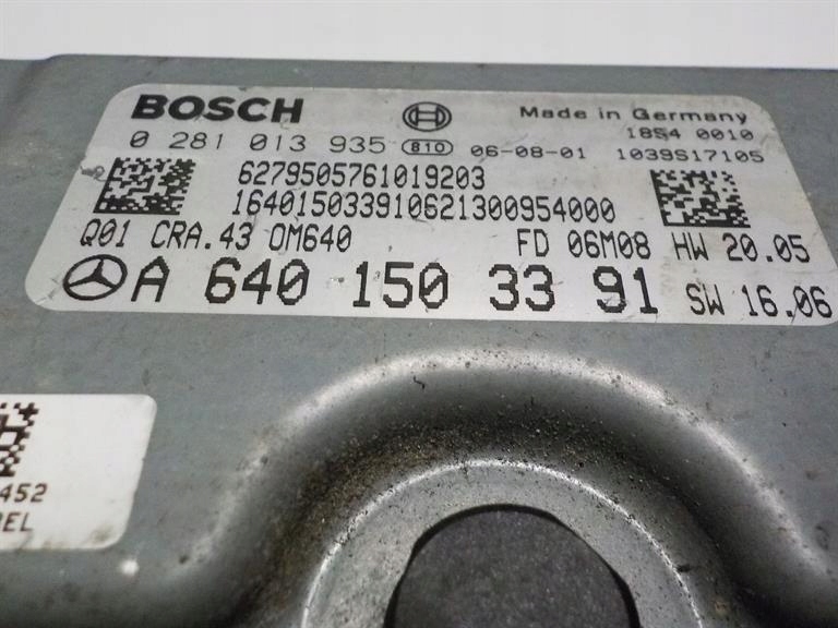 MERCEDES Computer Bedienteil A6401503391 0281013935