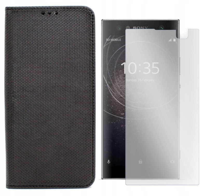 

Etui Smart Magnet do Sony Xperia XA2 cza +szkło