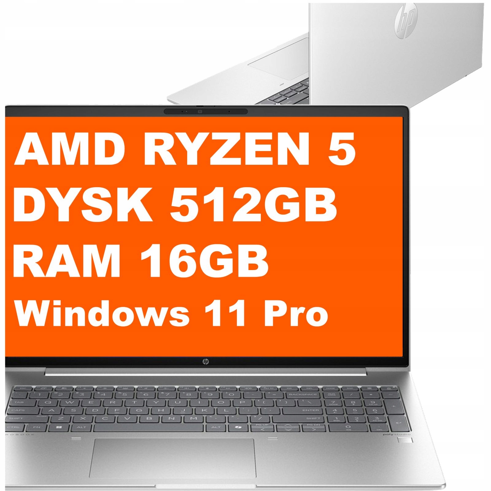 Notebook Hp ProBook 465 G11 Ryzen 5 16GB 512GB Radeon Wuxga Win 11 Pro