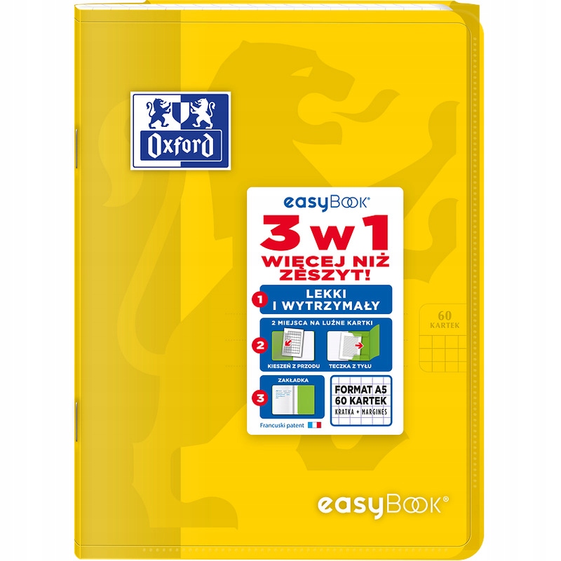 ZESZYT A5/60K KRATA OXFORD EASYBOOK 400146693 A'8