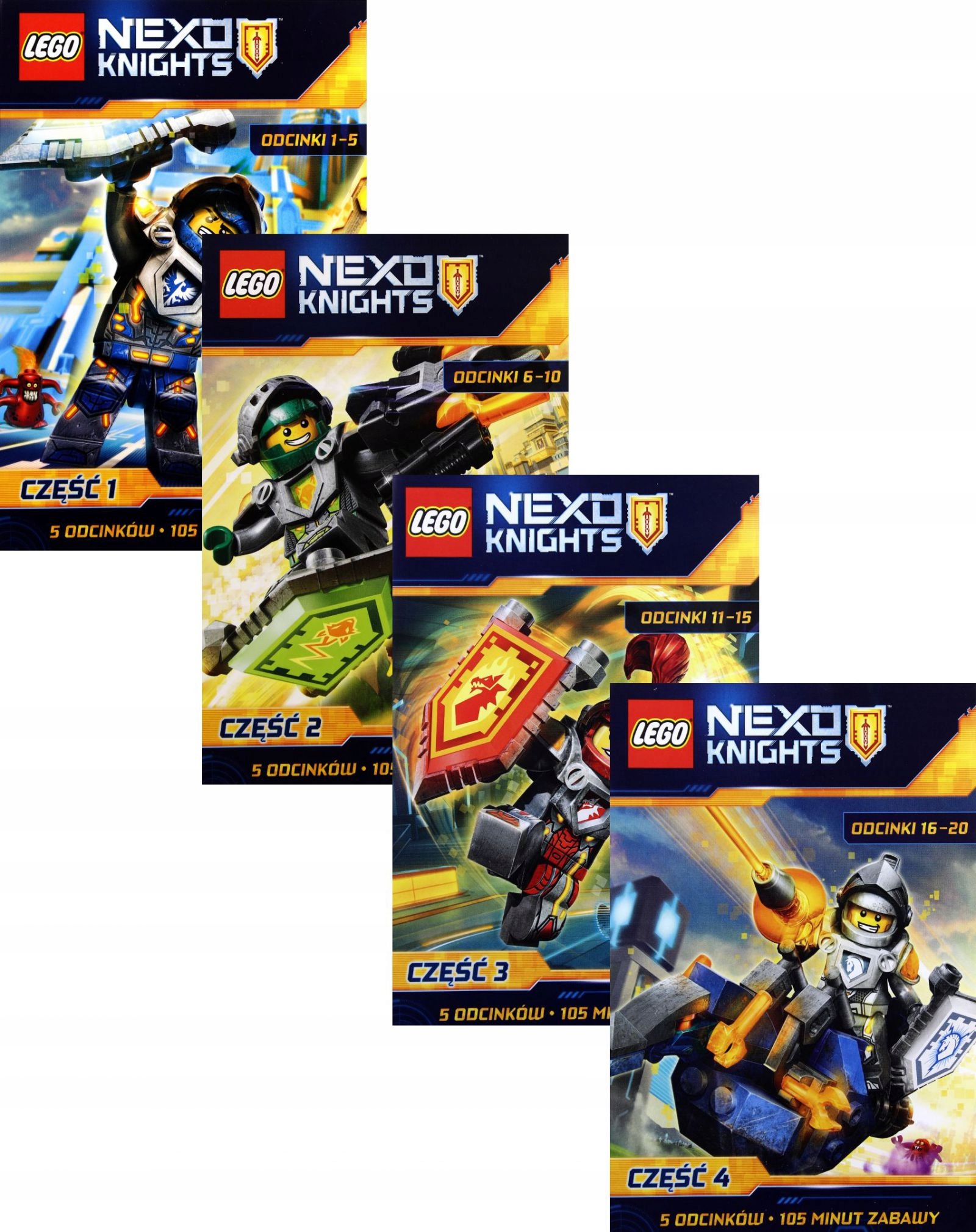 

Lego Nexo Knights 1-4 Pakiet [4DVD]