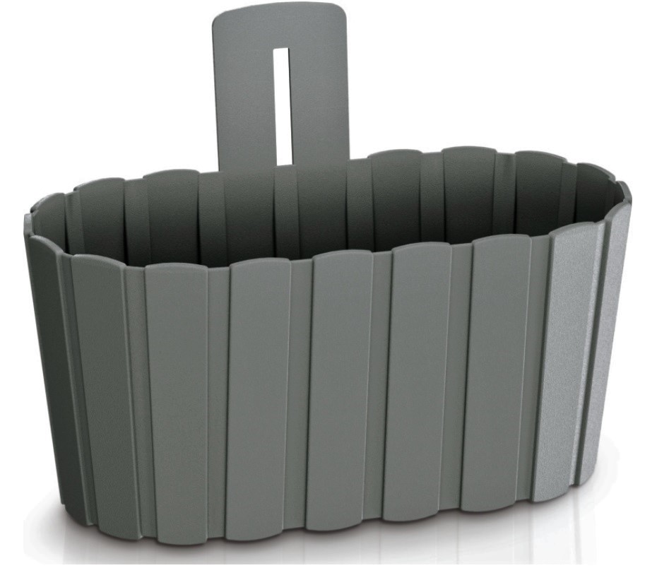 

Doniczka skrzynka Boardee Wall 28 cm szara