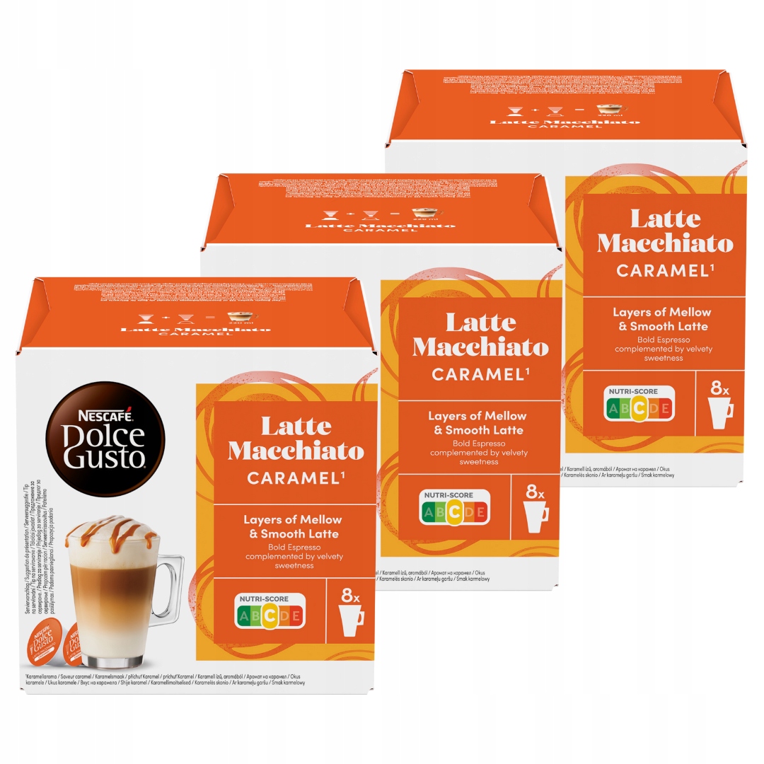 Dolce Gusto Latte Macchiato Caramel 48 sztuk 3x16
