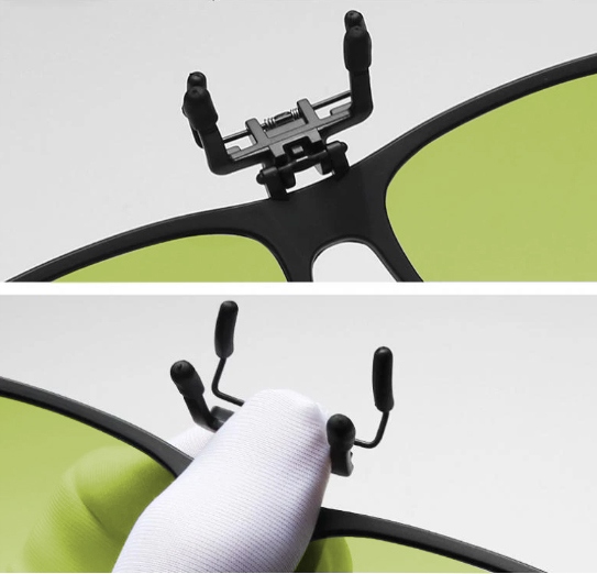 NAKŁADKI PRZECIWSŁONECZNE UCHYLNE NA OKULARY Płeć uniseks