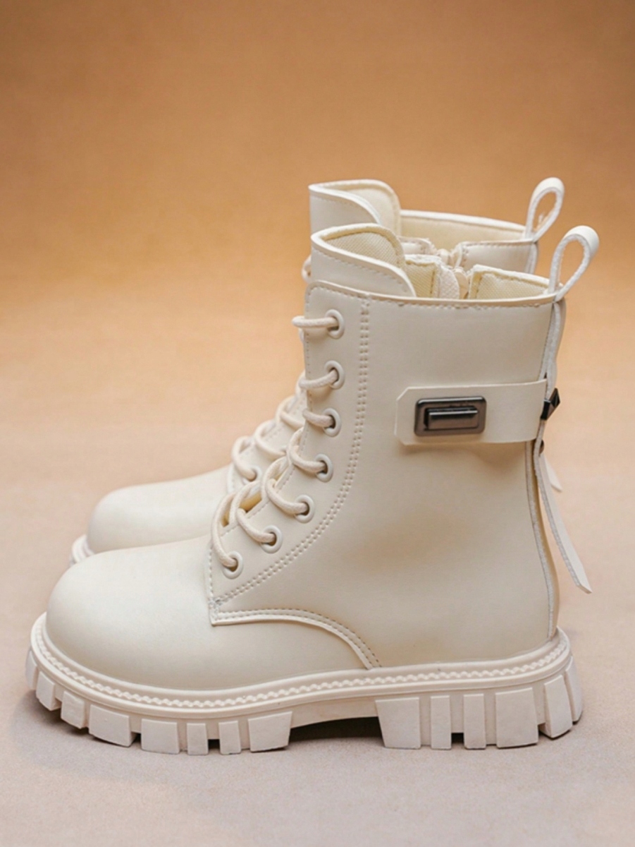 SHEIN BOTKI DZIEWCZĘCE BEŻOWE GŁADKIE 31 478 Rozmiar (new) 31